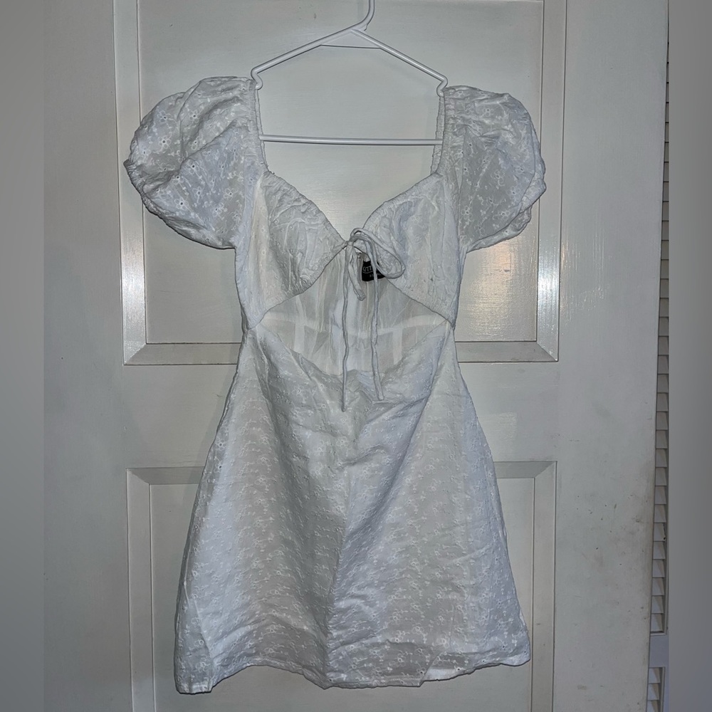 White Kittenish Sundress